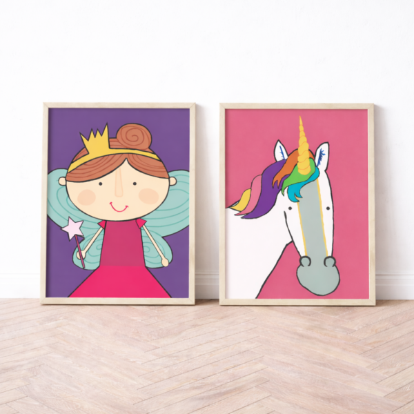 fairy and unicorn set